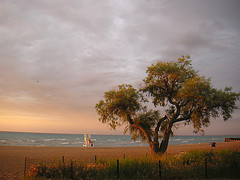 Sun rise on the Lake