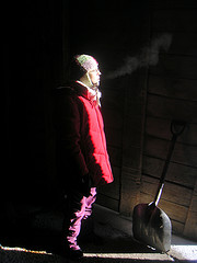 Charletta in the Shed