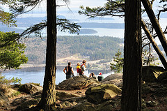 Looking down from Erie Mountain