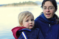 Emory, Karissa and the bay