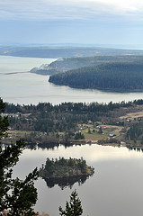 View from Erie Mountain of Skagit Bay