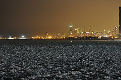 Chicago Skyline on ice