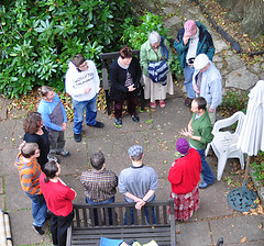 CPT Europe trainees in garden at LMC