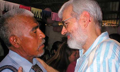 Liberato Méndez, Toba pastor, and Keith Kingsley. MMN photo